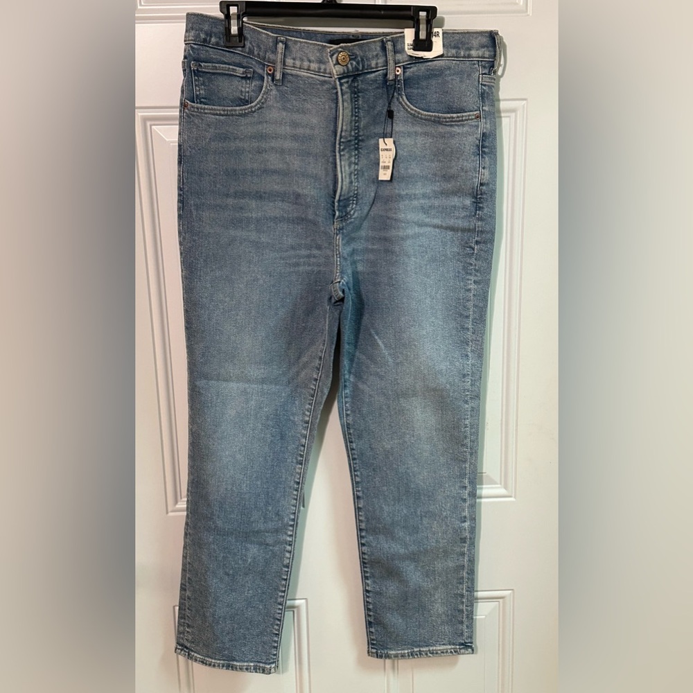 Express Women's Slim Ankle Super High Rise Pants 14R NWT